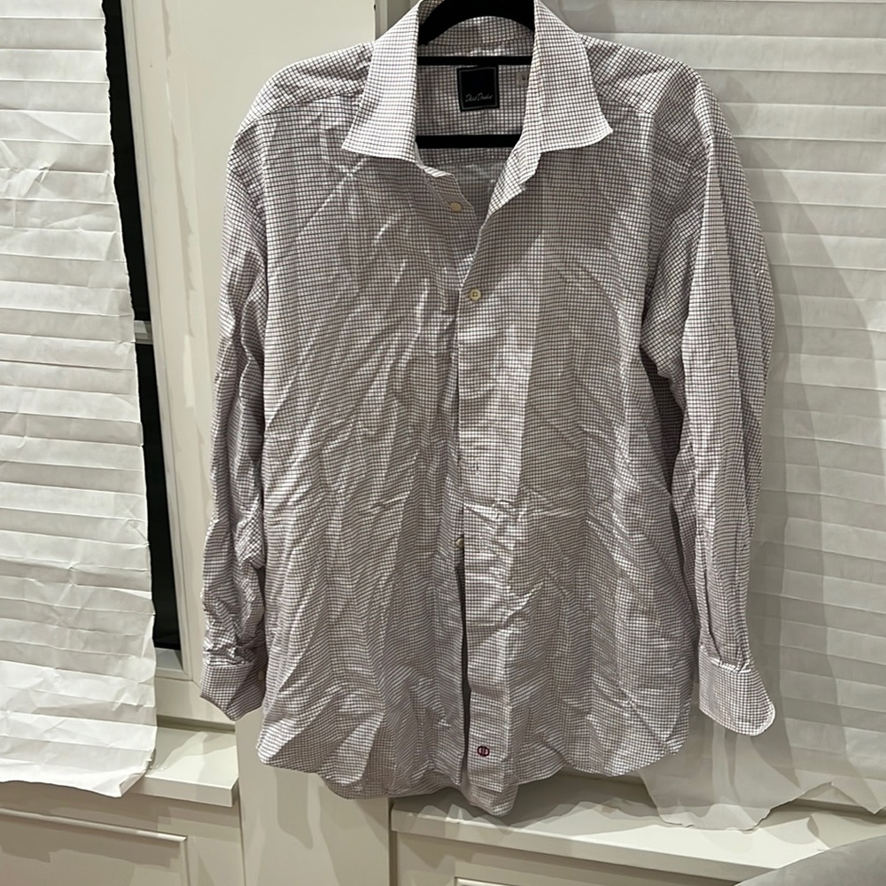 David Donahue men’s dress shirt size: neck - 17.5 sleeve 34/35